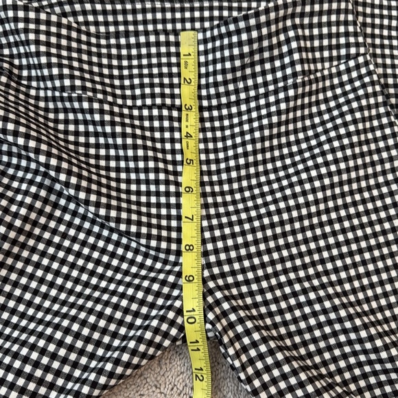 Joseph Ribkoff Black & White Gingham Pants | Stretch Slim Fit | Approx. Size 25 - Picture 9 of 11